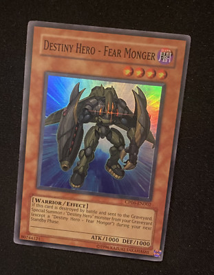 Yu-Gi-Oh! 2008 Destiny Hero - Fear Monger CP06-EN002 Champion Pack NM-Mint-image