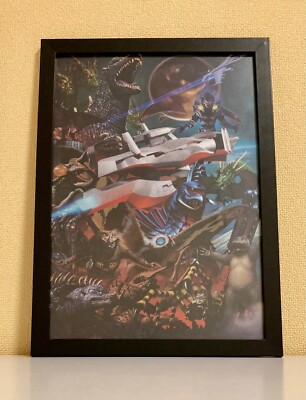 GODZILLA FINALL WARS framed clear file poster Yuji Kaida art work picture Japan-image