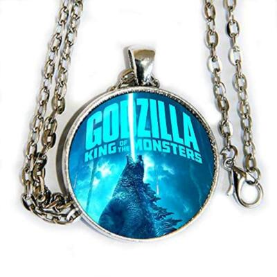 GODZILLA MONSTER Pendant Charm Sterling 925 Silver 18