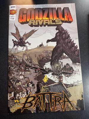 Godzilla Rivals vs Battra One Shot Cover A Ono Comic Book NM First Print-image