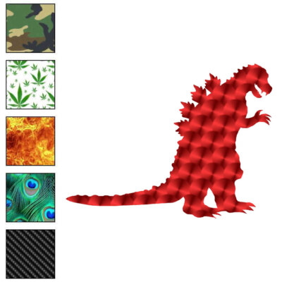 Godzilla Kaiju Character, Vinyl Decal Sticker, 40 Patterns & 3 Sizes, #6701-image