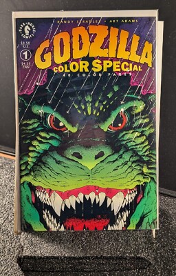 GODZILLA COLOR SPECIAL #1 Dark Horse Comics 1992 Art Adams Art High Grade-image