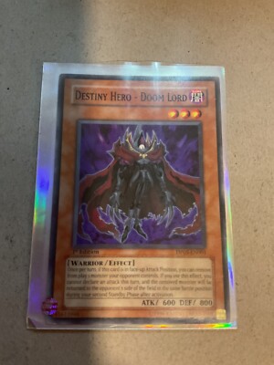 Destiny Hero - Doom Lord - DP05-EN001 - 1st Edition Common - MP Yugioh 1-image