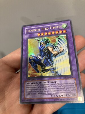Yugioh EEN-EN034 1st Edition Elemental Hero Tempest Ultra rare-image