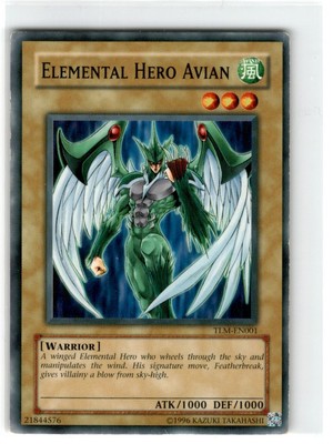 Yu-Gi-Oh! Elemental Hero Avian Common TLM-EN001 HP Unlimited-image