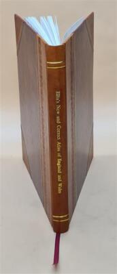 Ellis'S New And Correct Atlas Of England And Wales : Being An En [Leather Bound]-image