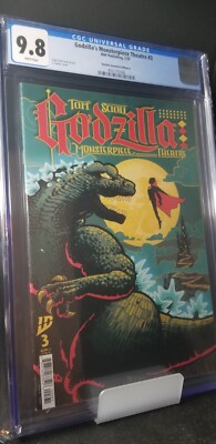 Godzilla Monsterpiece Theatre #3 CGC 9.8 1:10 J. Gonzo Cover-image