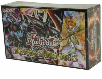 Yugioh Legendary Hero Decks Box Set - Nordic, Destiny HERO, Phantom Knights-image