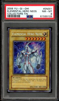 Elemental Hero Neos CT03-EN001 Yugioh Card - PSA 8 - 61599109-image