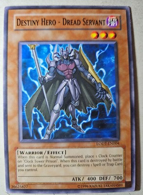 Yugioh Destiny Hero - Dread Servant Unlimited Edition LODT-EN004-image