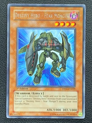 Destiny Hero - Fear Monger DP05-EN009 1st Edition Rare Yu-Gi-Oh!-image