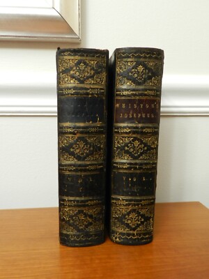 18--?, 4 Vol (2 Books) The Whole Genuine Works of Flavius Josephus.., 4 MAPS, EX-image