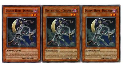 Yugioh 3X Destiny Hero - Departed - Common - 1st Edition - PTDN-EN015- Near Mint-image