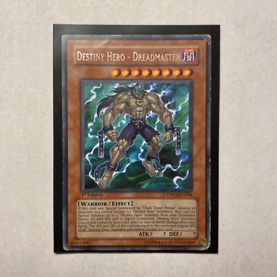 Destiny Hero - Dreadmaster: 1st Edition (DP05-EN004); HP Condition-image