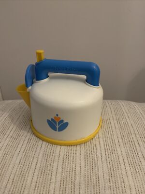 Vintage Fisher Price 1987 FUN WITH FOOD Whistling Tea Kettle/Teapot Whistles!-image