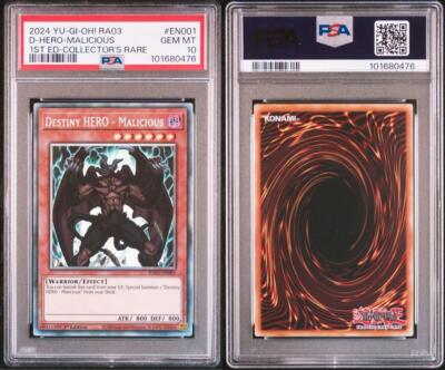 PSA10 Destiny HERO - Malicious Collector's Rare Bonanza Yu-Gi-Oh!-image