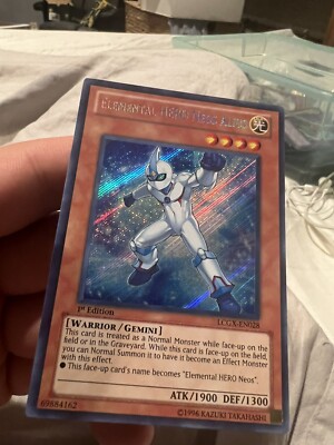 Elemental HERO Neos Alius - Secret Rare - 1st Ed - LCGX EN028 - Yu-Gi-Oh!-image