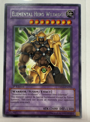 Yu-Gi-Oh! ELEMENTAL HERO WILDEDGE - DP03-EN010 -  RARE 1st Edition - NM-image