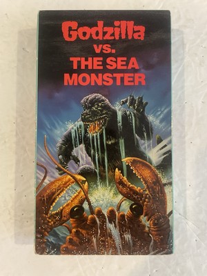Godzilla vs. The Sea Monster 1967 (1987) Video Treasures VHS Tape Tested-image