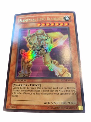 Yu-Gi-Oh Ultra Rare Elemental Hero Bladedge YSD-En019 NM-image