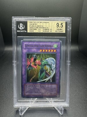 BGS 9.5 Elemental HERO Flame Wingman TLM-EN035 Ultra Rare (PSA 10 Equivalent)-image