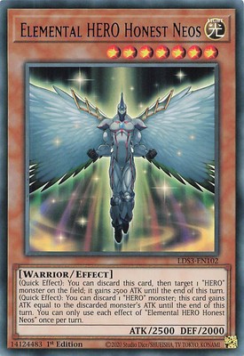 YGO LDS3-EN102 Blue/UR Elemental HERO Honest Neos LDS3-EN102 Yu-gi-oh-image