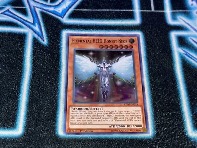 Elemental HERO Honest Neos LED6 - Super Rare - (SR) - 1st Edition - LP-image