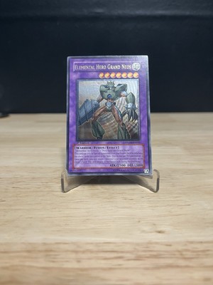 Yu-Gi-Oh! Elemental Hero Grand Neos 1st Edition STON-EN035 Ultimate VLP-NM-image