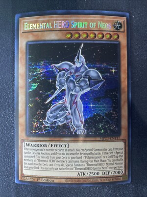 Yugioh x1 Elemental HERO Spirit of Neos MP23-EN117 Prismatic Secret Rare (NM) -image