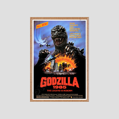 1985 Return of Godzilla Canvas Movie Poster - 24x36 Poster-image