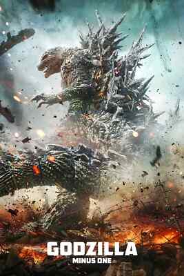 Godzilla Minus One 2023 PREMIUM Movie POSTER MADE IN USA-image