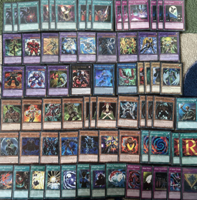 YuGiOh 70 Card Tournament Elemental Hero Deck Vision Masked w/30 Card Extra&Side-image