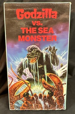 Godzilla Vs. The Sea Monster  (VHS Video Tape) Used  / Video Treasures-image
