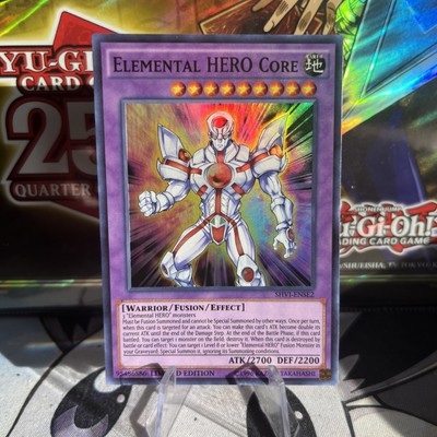 Elemental HERO Core SHVI-ENSE2 Limited Edition Super Rare YuGiOh (B)-image