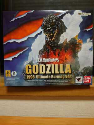 【Authentic】Bandai SH Monster Arts Godzilla 1995 Ultimate Burning Ver. New F/S-image
