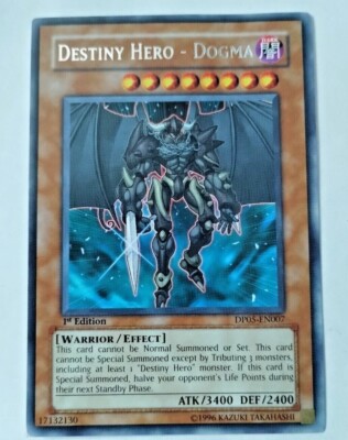 YuGiOh Destiny Hero- Dogma Duelist Pack 5: Aster Phoenix DP05-EN007 1st Ed.- NOS-image