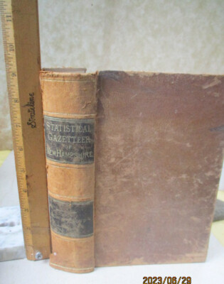 STATISTICAL GAZETTEER Of NEW HAMPSHIRE,1874,Compiled by Alonzo J Fogg,Map-image