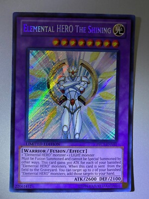 YuGioh Elemental HERO the Shining (Limited Ed.) PRC1-ENV01 LP-image