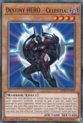 ( DESTINY HERO - CELESTIAL ) - Common - LEHD-ENA05 - 1st - NM - Yu-Gi-Oh-image