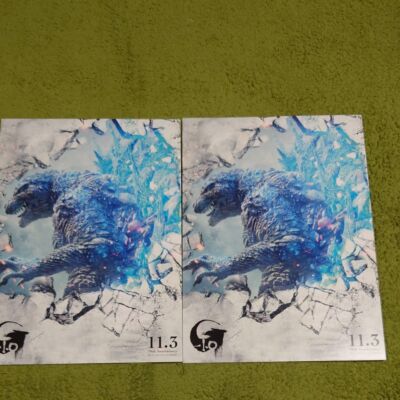 Movie Godzilla-1.0/C 70th Anniversary Original Art Board x2 jp-image