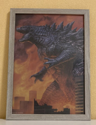 GODZILLA 2014 framed clearfile poster_ver1,Yuji Kaida,Japan,Grey,12.2×8.7inch-image