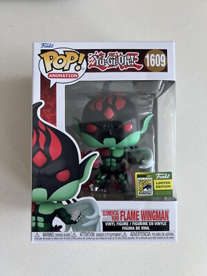 2024 SDCC Funko Pop Yu-Gi-Oh Elemental Hero Flame Wingman Official Sticker-image