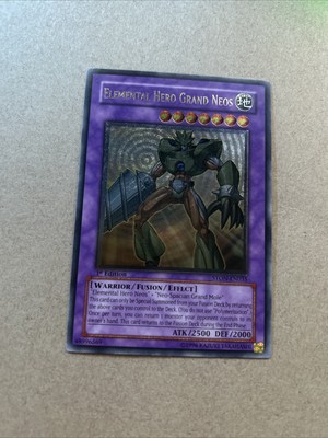 Elemental Hero Grand Neos UltimateSTON-EN035 Strike of Neos 1st Edition LP-image