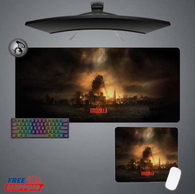 Godzilla Monster Mouse Pad With NonSlip Rubber Base Desk Mat-image