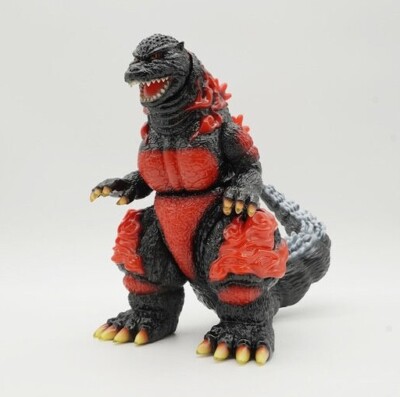 Godzilla 1995 DesuGoji CORE Frog Tree GODZILLA VINYL ART Burning Normal Color-image