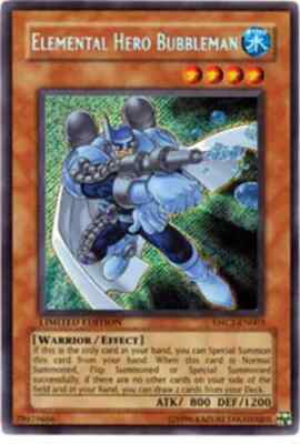 Elemental Hero Bubbleman (EHC1-EN003) - Secret Rare - Yugioh *FREE SHIPPING-image