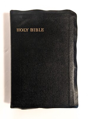 Holy Bible King James KJV Concordance Bonded Leather Map Red Letter Edition-image