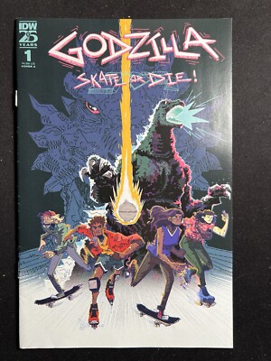 Godzilla: Skate Or Die #1 Cover A IDW Comic Book-image