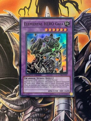 Yugioh CT08-EN011 Elemental Hero Gaia Super Rare Limited Edition -image