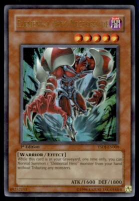 Yu-Gi-Oh! 1st Edition Elemental HERO Necroshade #YSDJ-EN000 Light Play-image